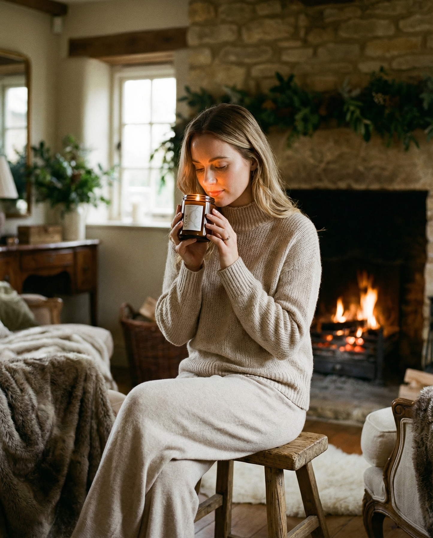 Winter Travel Candle